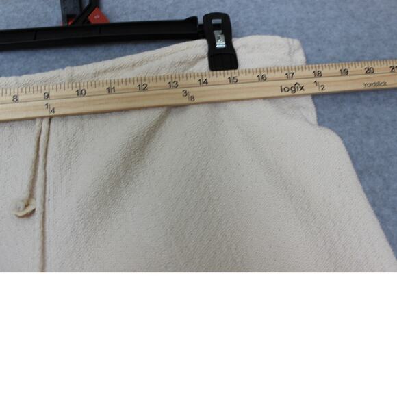 Lydia's Seaside Collection  Large Drawstring‎ w/Seashell Bead Wide Leg Pants - Picture 7 of 8